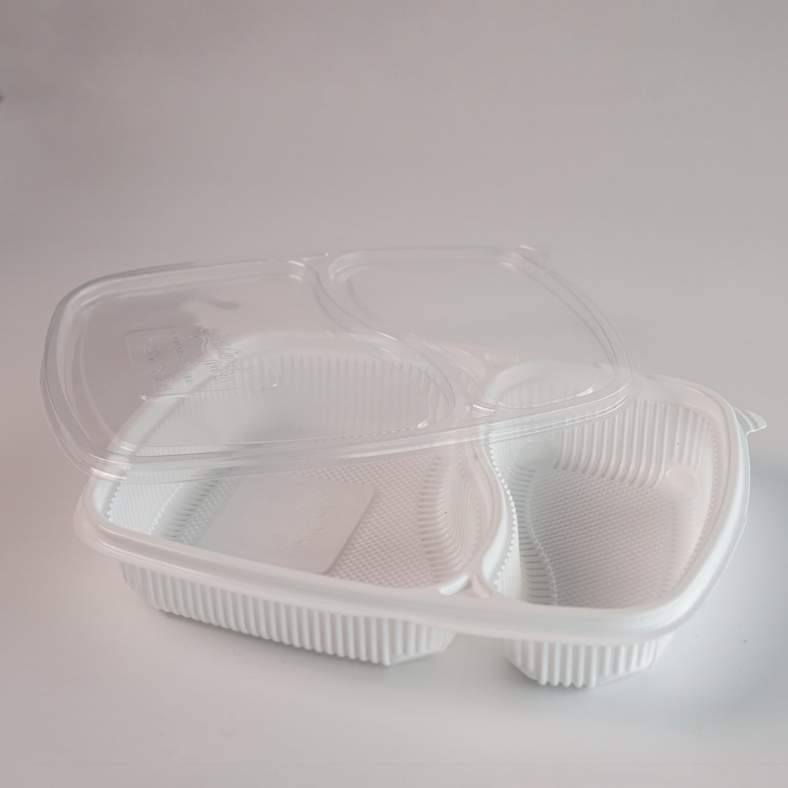 2 CP PLATTER WHITE WITH LID