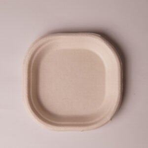 6 NO SQUARE PLATE - GOLD
