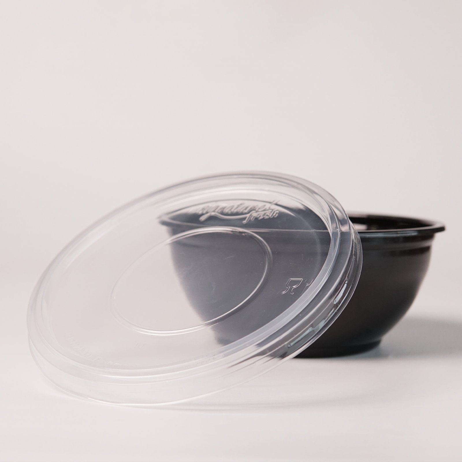 RICE BOWL 650ML CONTAINER (MILKY/BLACK)