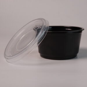 CONTAINER 500ML (MILKY/BLACK)