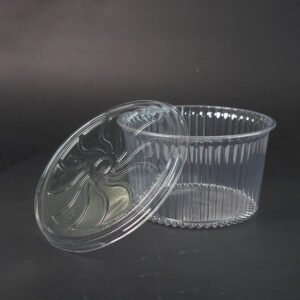 PET ROUND CONTAINER CAKE 127H