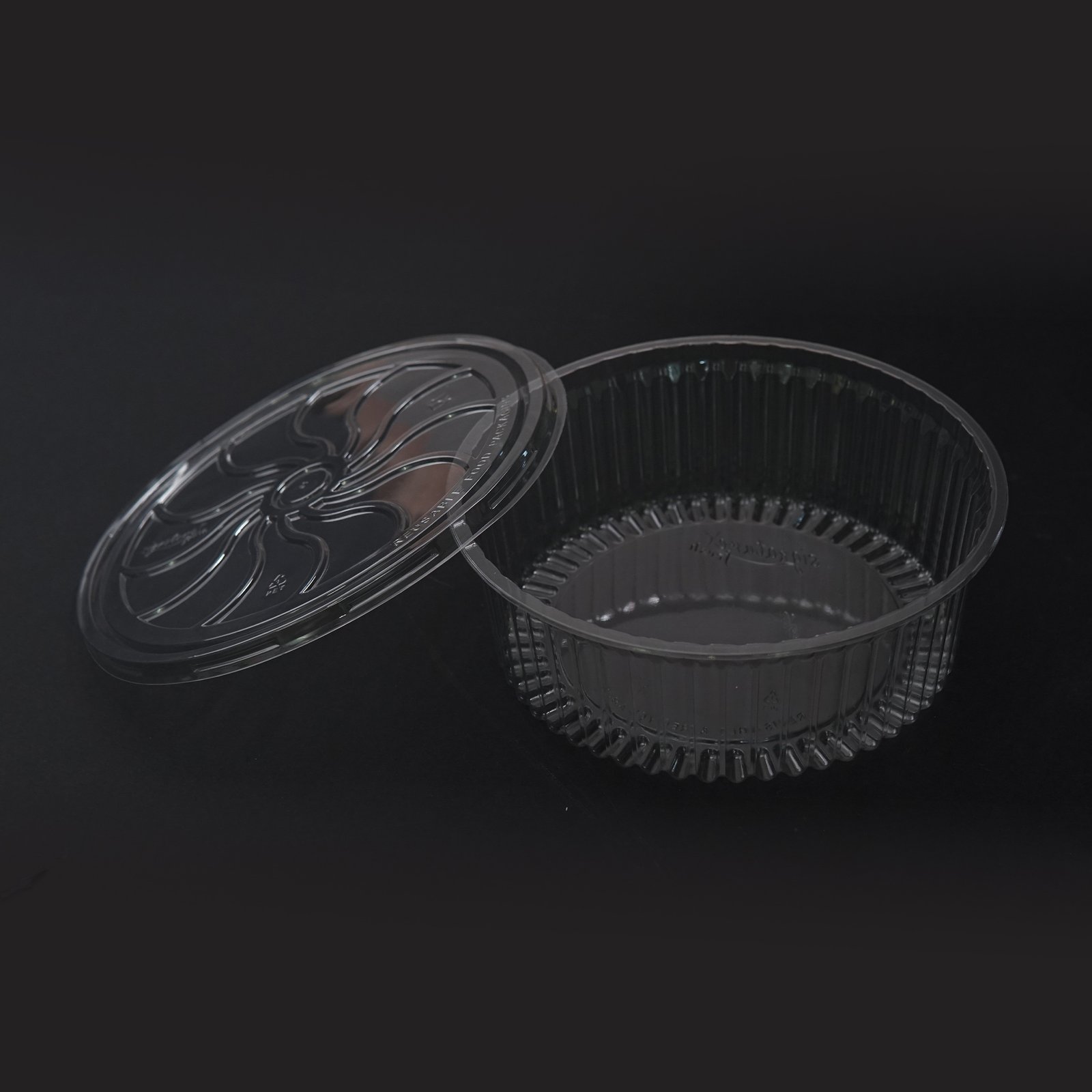 PET ROUND CONTAINER CAKE 77H