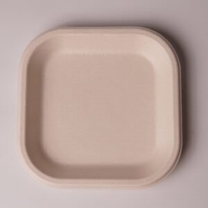 7 NO SQUARE PLATE - GOLD